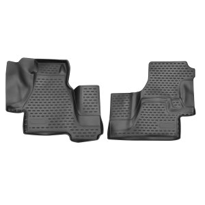 Mercedes Sprinter Floor Mats - Omac - Rubber TPE - Black - '00-'06